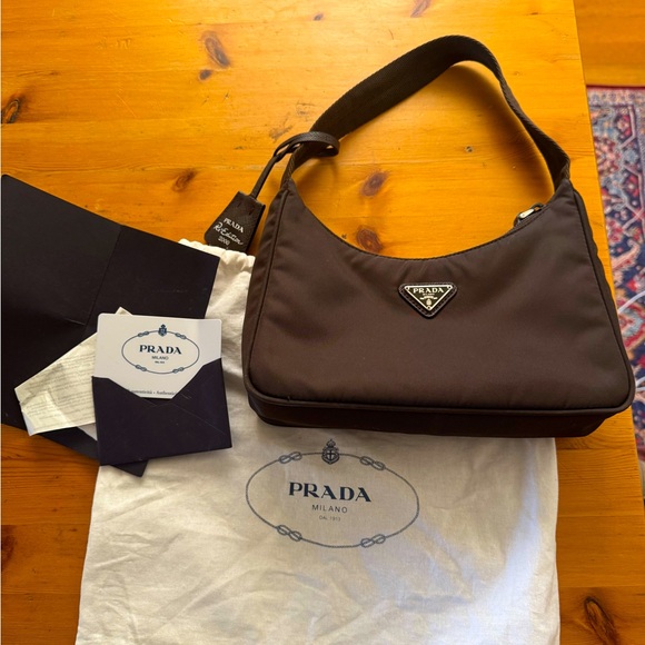 Prada Re-Nylon 2000 in dark brown - Picture 1 of 4